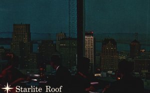 Vintage Postcard World-Famous Starlite Roof Sir Drake Hotel San Francisco Calif.