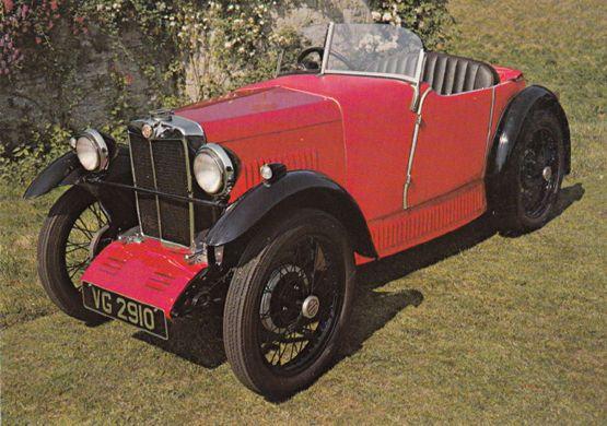 1930 Midget MG Type Morris Minor Style Classic Sports Car Postcard NEW