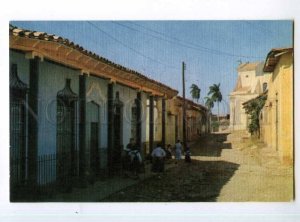 247292 CUBA Las Villas Trinidad street OLD postcard