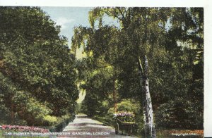 London Postcard - The Flower Walk -  Kensington Gardens - Ref 7698A