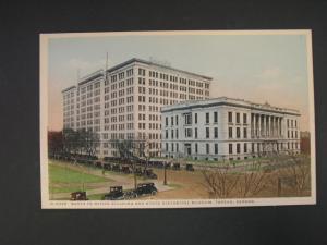 FRED HARVEY TOPEKA KS Sata Fe Bldg c1920 PC