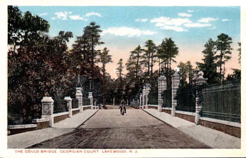 New Jersey Lakewood Georgian Court The Gould Bridge