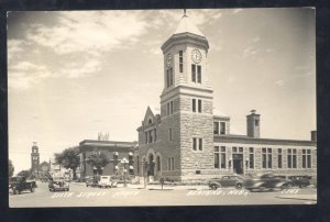 RPPC BEATRICE NEBRASKA DOWNTOWN STREET OLD CARS VINTAGE REAL PHOTO POSTCARD