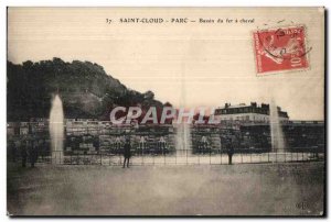 Postcard Old Saint Cloud Iron Basin Park horse