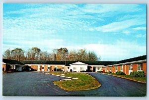 Auburn Indiana IN Postcard Betz Nursing Home Inc. Exterior Roadside c1960's Flag