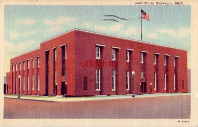 POST OFFICE, MUSKEGON, MI 1945