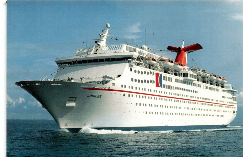 Jubilee, Carnival Cruise Line, Fun Ship, Liberia Postcard