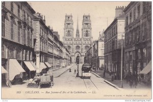 ORLEANS , France , 00-10s ; Rue Jeanne-d.Arc et la Cathedrale