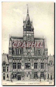 Old Postcard Compiegne Hotel de Ville