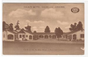 Palace Motel US Highway 60 Show Low Arizona postcard