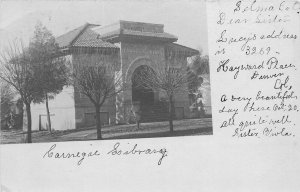 Selma California Fresno Carnegie Library 1907 Postcard RPPC 24-7324