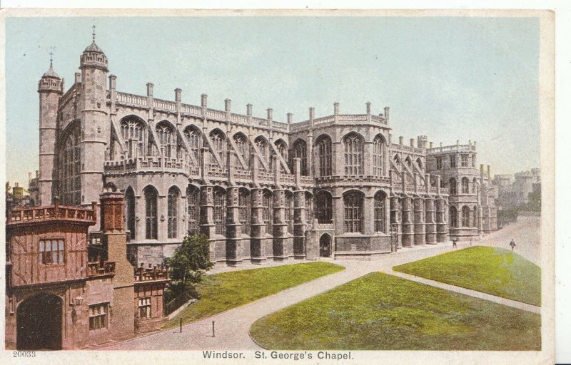 Berkshire Postcard - Windsor - St George's Chapel - Ref MB1440