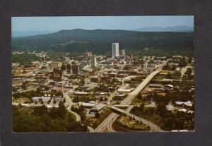 SC Aerial View Business Section Textile Ctr  Greenville South Carolina Postcard