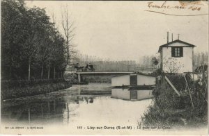 CPA Lizy sur Ourcq Le pont sur le Canal FRANCE (1100886)