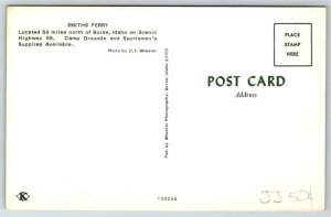 Smiths Ferry  Boise Idaho   Postcard