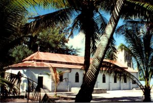 Micronesia Kiribati Tarawa Church Amongst The Trees