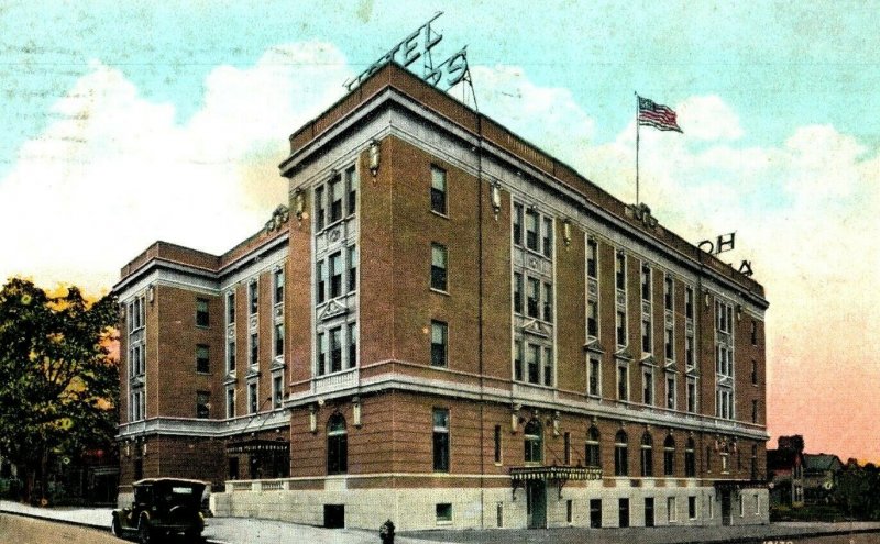 C. 1920's Hotel Antlers, Lorain, Ohio Postcard F98 