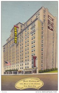 Hotel Century, NEW YORK CITY, New York, PU-1942