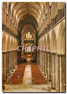 Modern Postcard The Nave Salisbury Cathedral