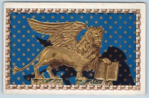Postcard Winged Lion of Saint Mark Venice M15