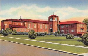 Longview Texas Christian Church Curt Teich Sample Linen Antique Postcard J67087