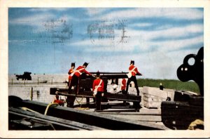 Canada Ontario Kingston Fort Henry Canon Scene 1950