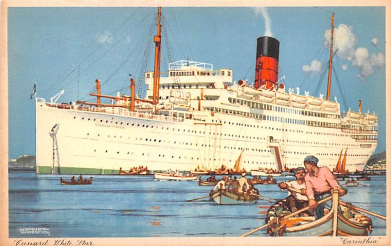 Cunard White Star, Carinthia Ship Unused 