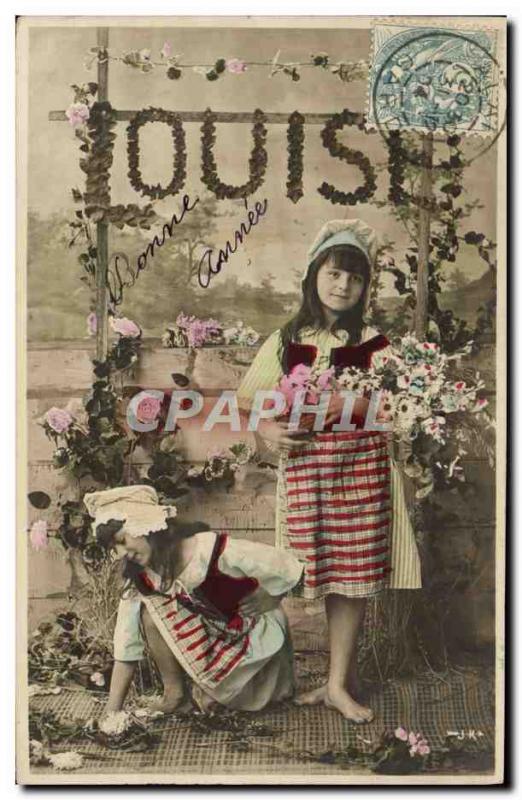 Old Postcard Louise Surname