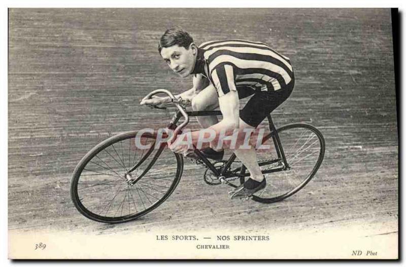 Old Postcard Velo Cycle Cycling Our sprinters Knight