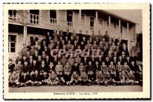 Postcard Old School Chateau d & # 1936 39Aix Pupils