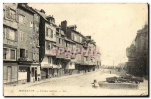 Postcard Old Honfleur Old Houses