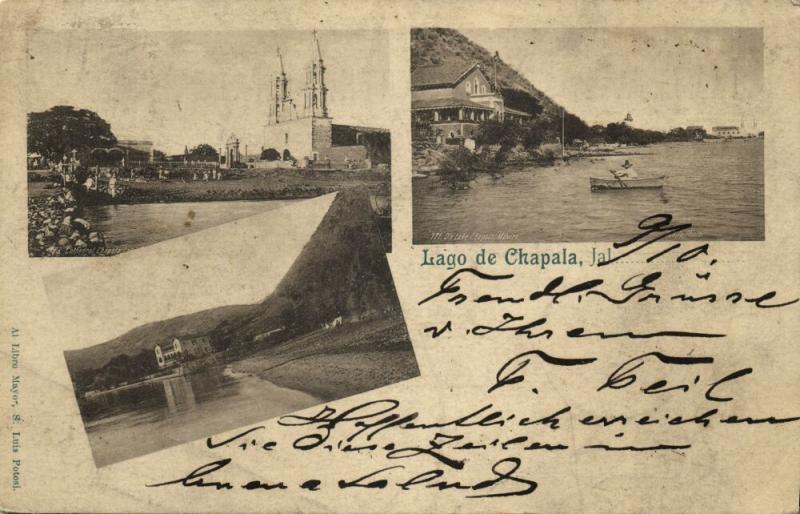 mexico, Jalisco, Lago de Chapala (1904) Libro Mayor Postcard