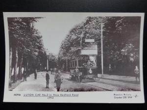 LUTON TRAM CAR No.2 NEW BEDFORD ROAD Pamlin Print Postcard No.M3906