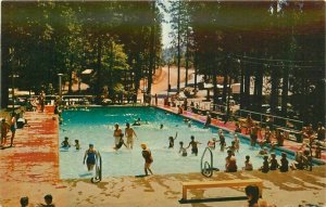 Loch Lomond Resort Santa Cruz California Swimming Pool Postcard Roberts 9948