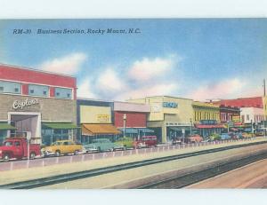 Unused Linen STREET SCENE Rocky Mount North Carolina NC W1421