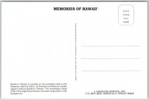 Byodo-in Temple Oahu Hawaii Continental Postcard