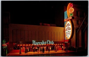 Harrah's Club Reno & Lake Tahoe Casino Stateline Nevada Show Lounge Postcard