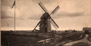 The old Mill built 1746 Nantucket Massachusetts Vintage RRPC 5.5x3.75