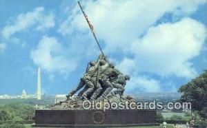 Us Marine Corps War Memorial, Arlington, Virginia, VA USA Military Postcard P...