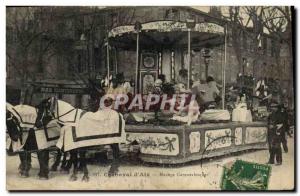 Old Postcard Carnival Carnival Manege & # 39Aix