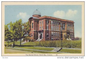 The Normal School, North Bay, Ontario, Canada, 1930-1940s