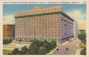 Delaware Wilmington DuPont & Nemours Buildings With Rodney Square In Foreground