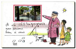 Old Postcard A la Chataigneraie