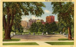 CT - Hartford. Vista from Bushnell Park