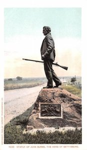 Statue of John Burns, Heo Gettysburg Civil War Postcard