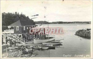 Postcard Modern Capital Island Fishing Boat