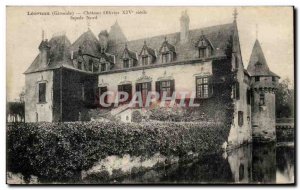 Old Postcard Leoqnan Chateau Ollivier North frontage