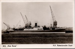 MS Kota Baroe NV Rotterdamsche Lloyd Ship Vintage RPPC 09.98