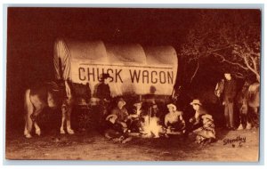 Colorado Springs Colorado CO Postcard Original Jaycee Chuck Wagon Dinners c1940