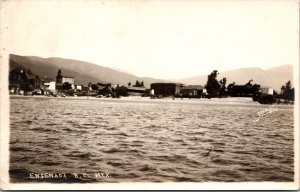 Real Photo Postcard Water View of Ensenada, Baja California, Mexico